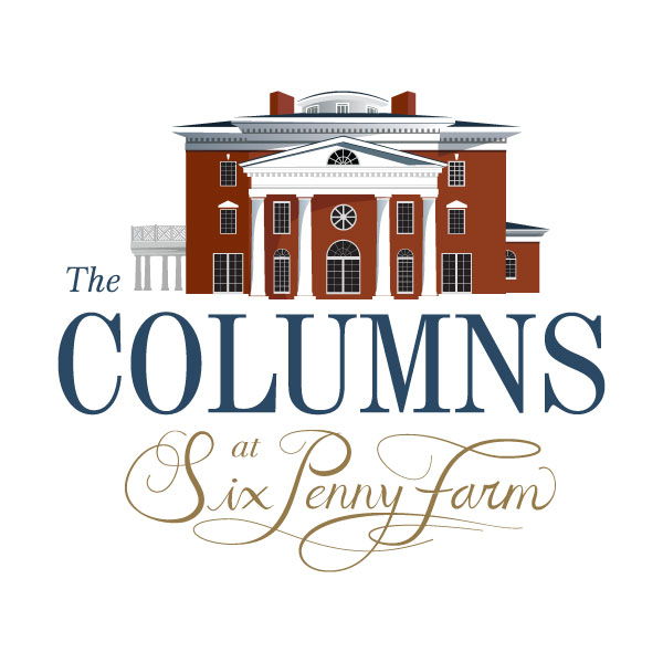 the columns at six penny farm logo