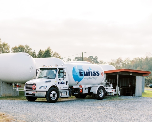 Euliss propane truck (custom photography)